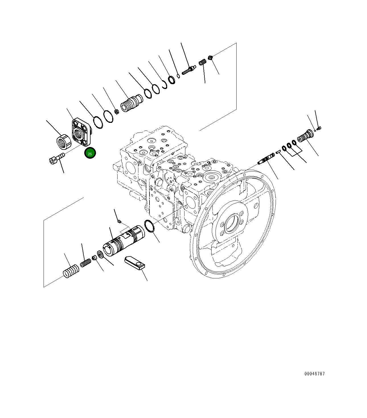 Крышка 708-2L-34310 Komatsu