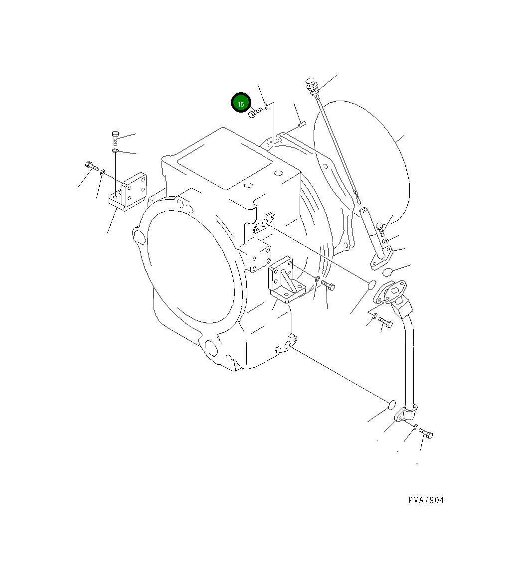 Болт 01010-51850 Komatsu