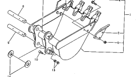 Проставка YM172983-86200 Komatsu