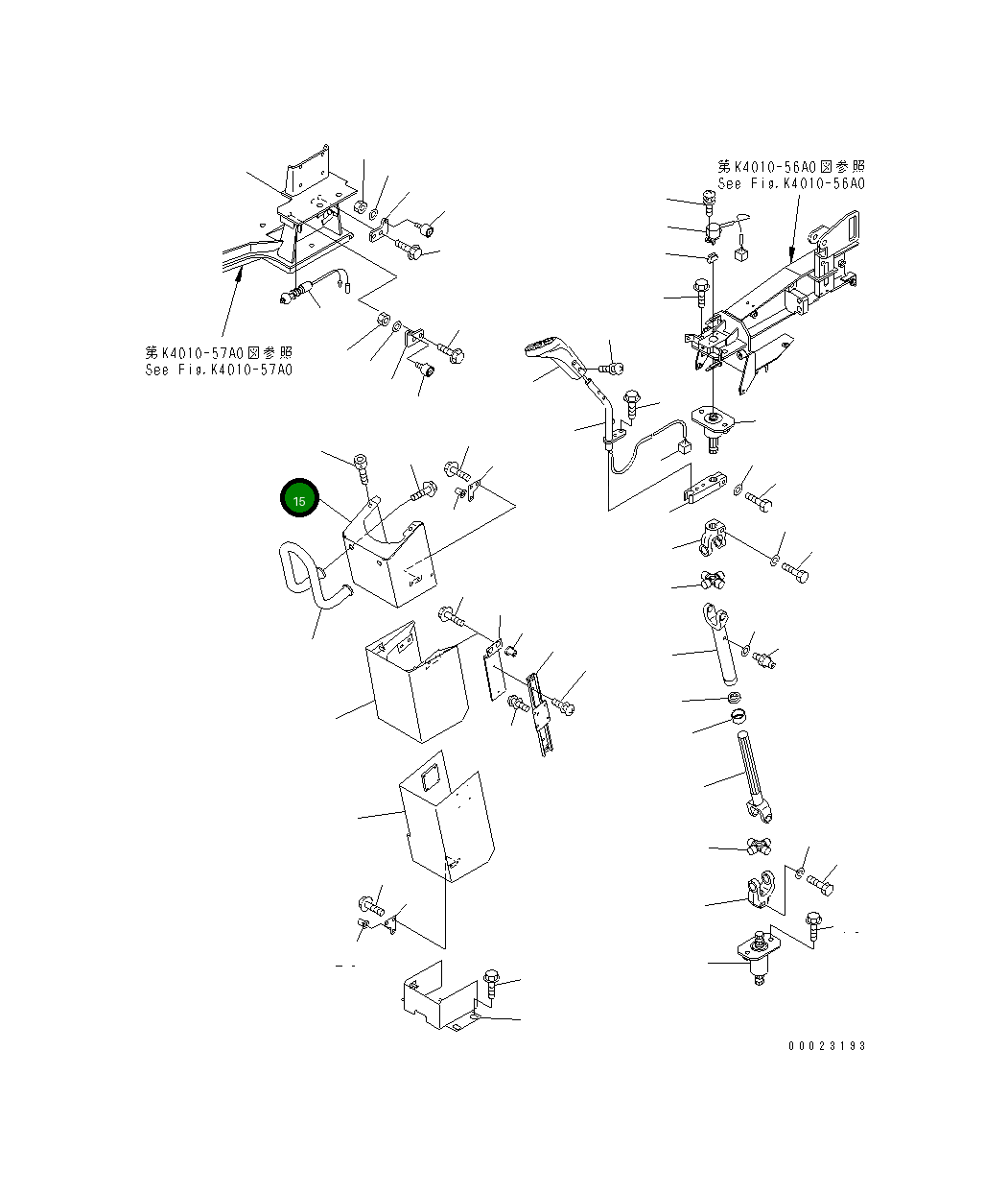 Крышка 42C-40-12131 Komatsu