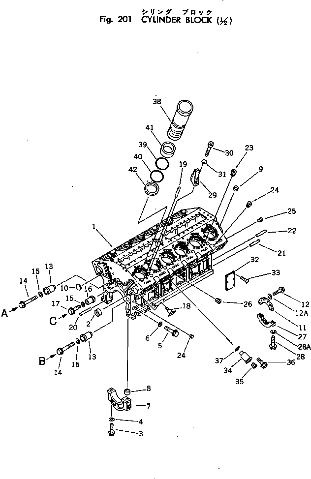 Болт CU152364 Komatsu