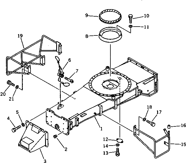 Болт 22C-47-11150  Komatsu