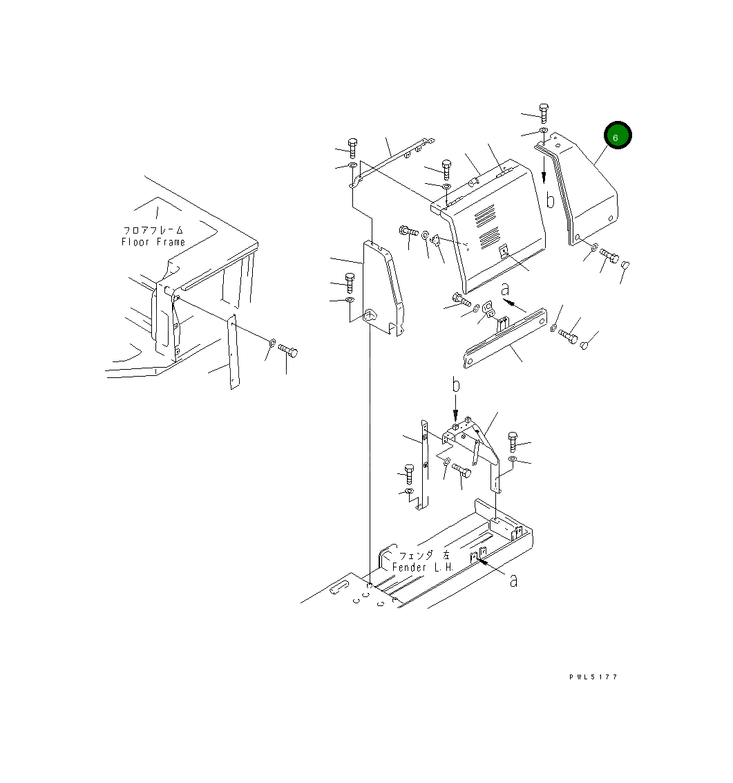 Крышка 154-54-46172  Komatsu
