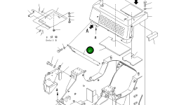 Крышка 21J-54-11190 Komatsu