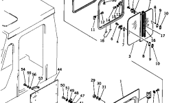 Крышка 205-54-51191 Komatsu