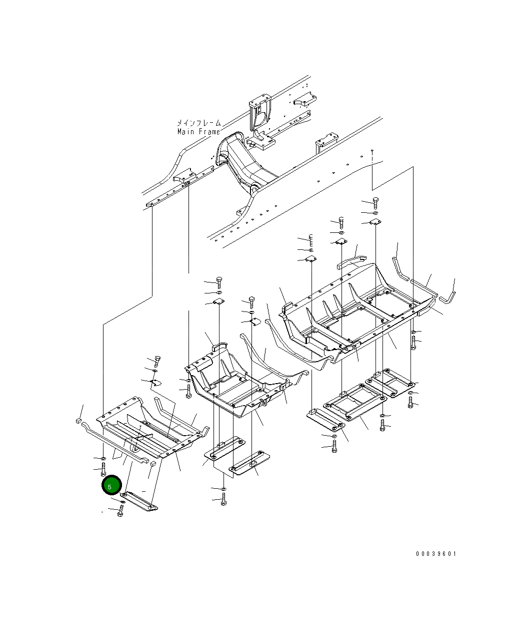 Крышка 154-54-77910 Komatsu