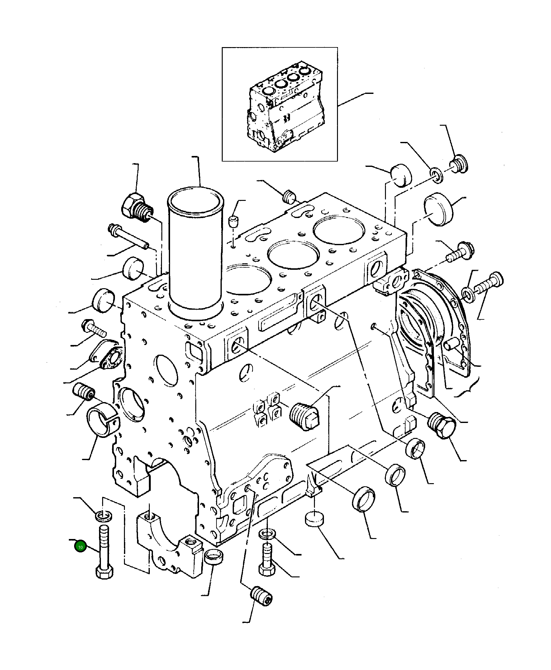 Болт P32166329 Komatsu