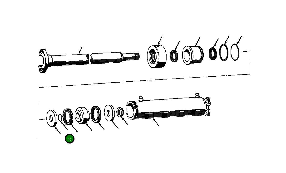 Кольцо уплотнительное (O-Ring) 40 392  Komatsu
