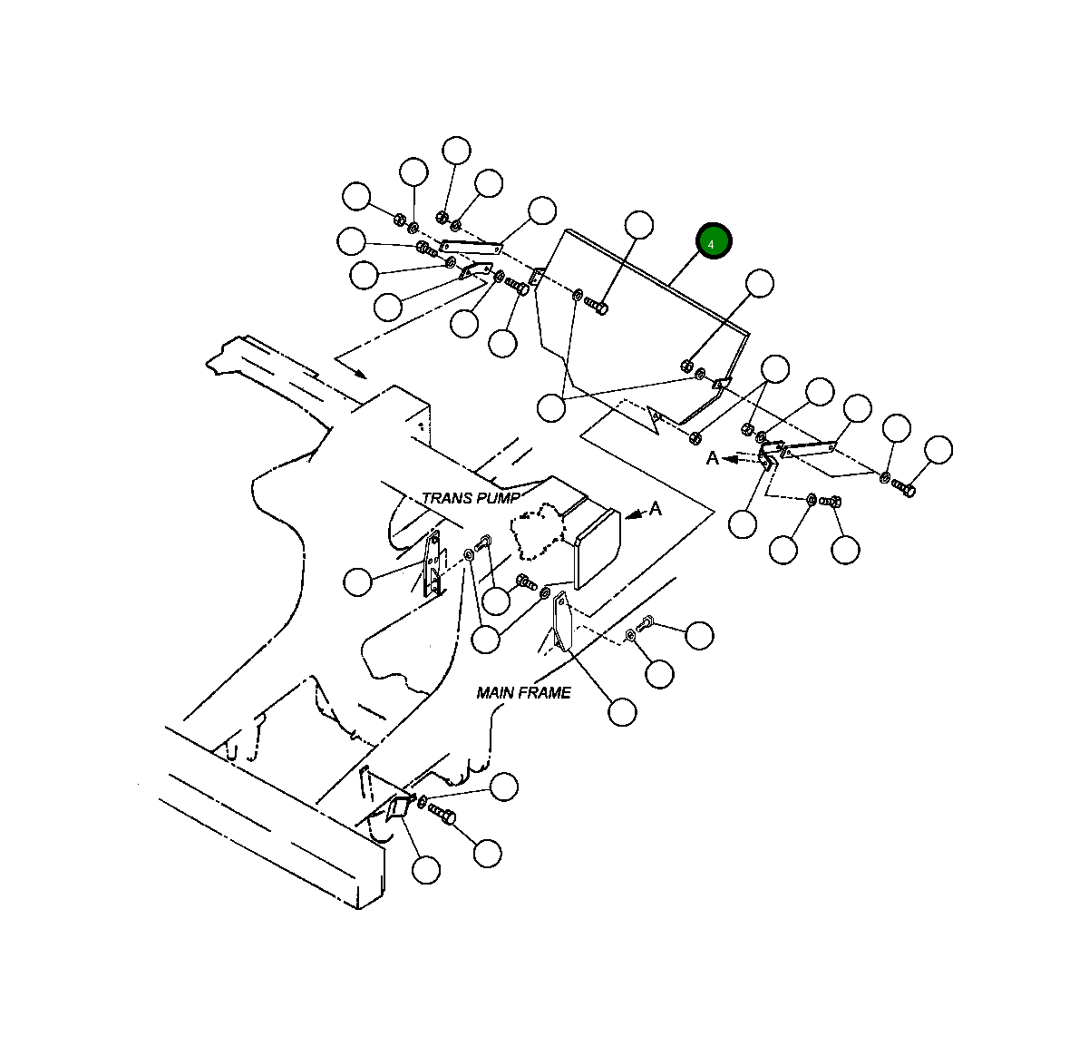 Крышка 561-89-A1140 Komatsu
