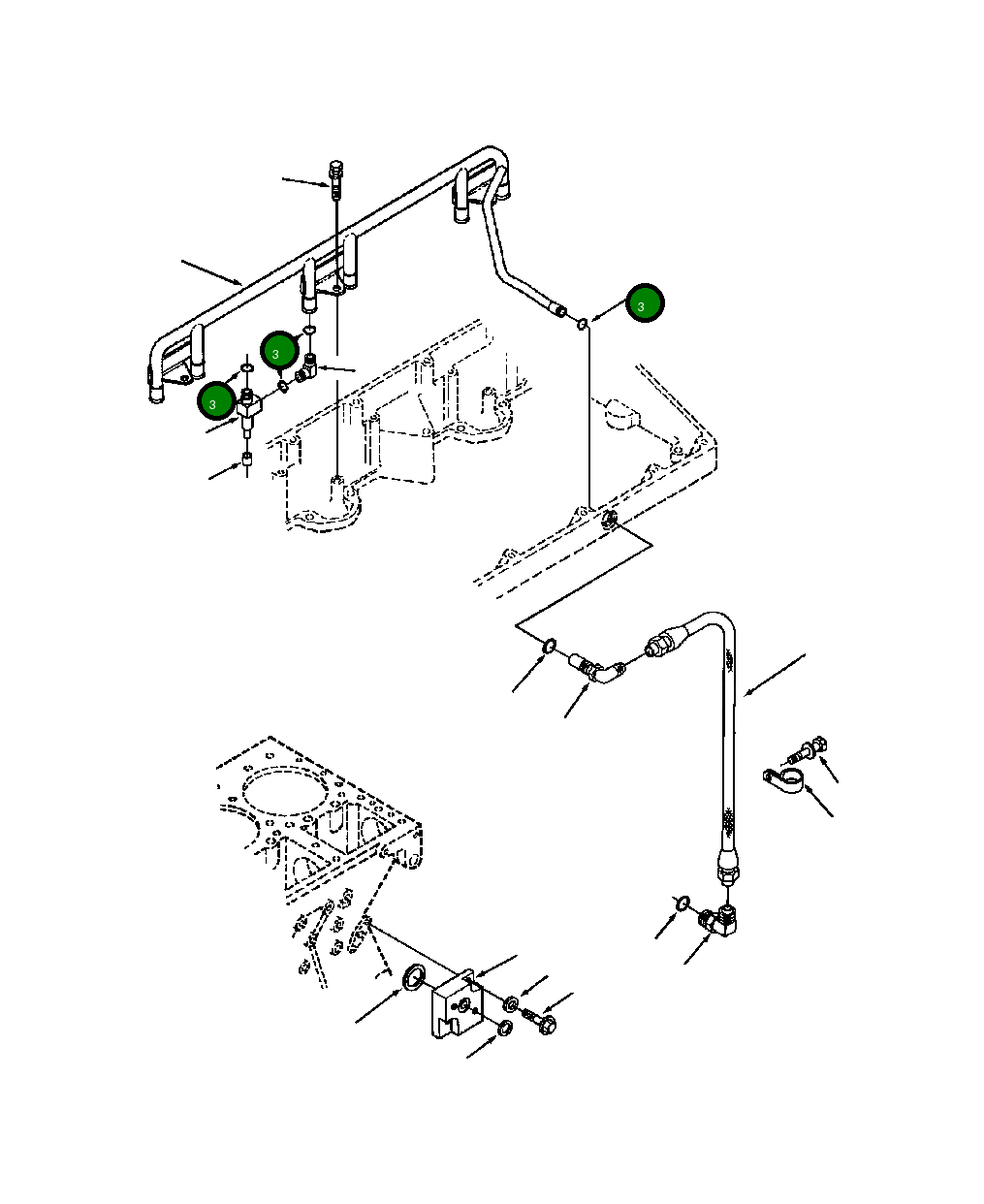 Кольцо уплотнительное (O-Ring) 1304 789 H1  Komatsu