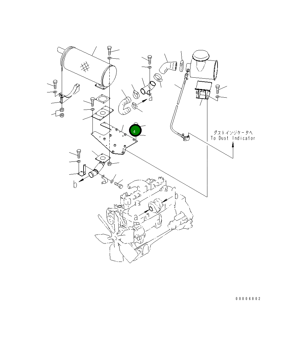 Крышка 14S-01-11332  Komatsu
