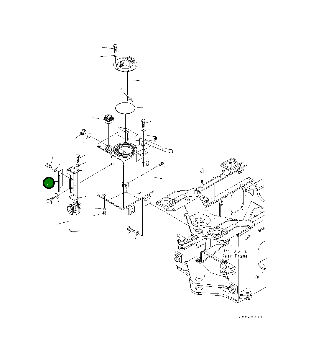 Крышка 419-60-35130 Komatsu