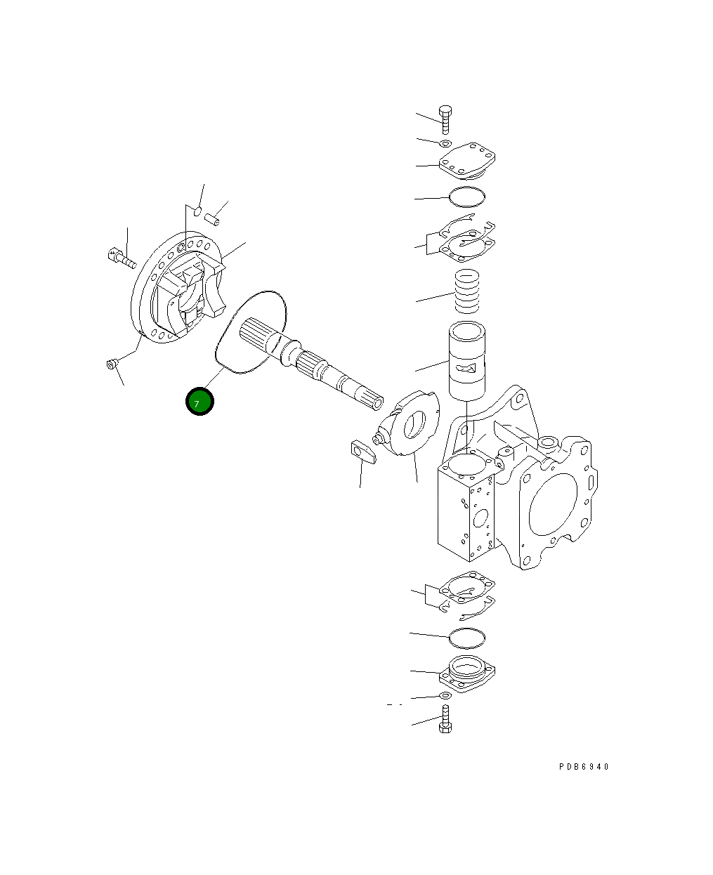 Кольцо уплотнительное (O-Ring) 708-25-62341 Komatsu