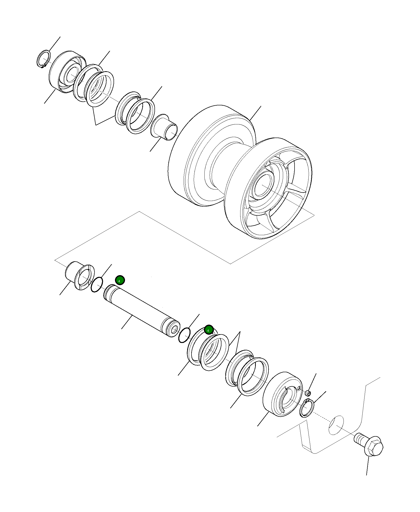 Кольцо уплотнительное (O-Ring) 855021126 Komatsu
