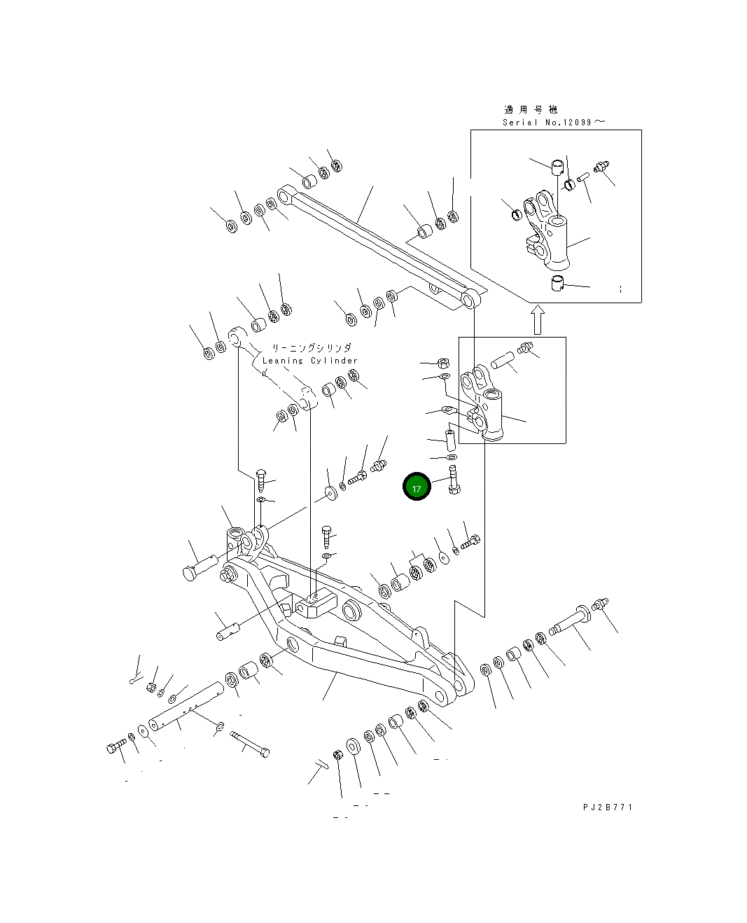 Болт 01011-52220 Komatsu