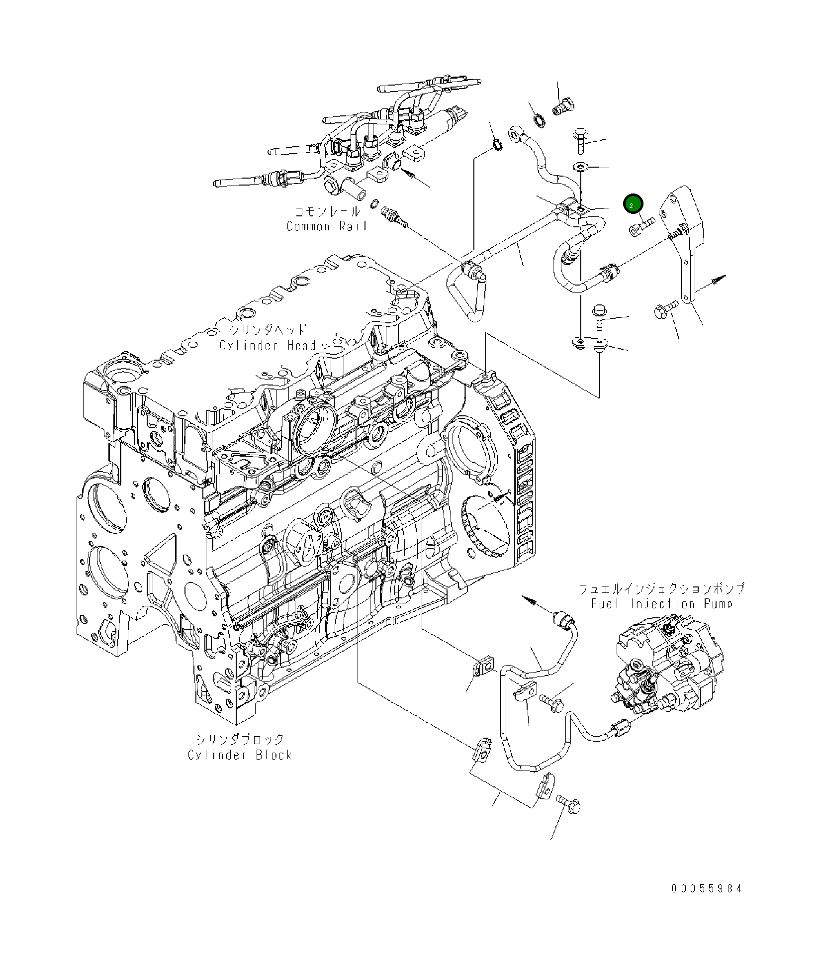 Болт 6751-71-5130 Komatsu