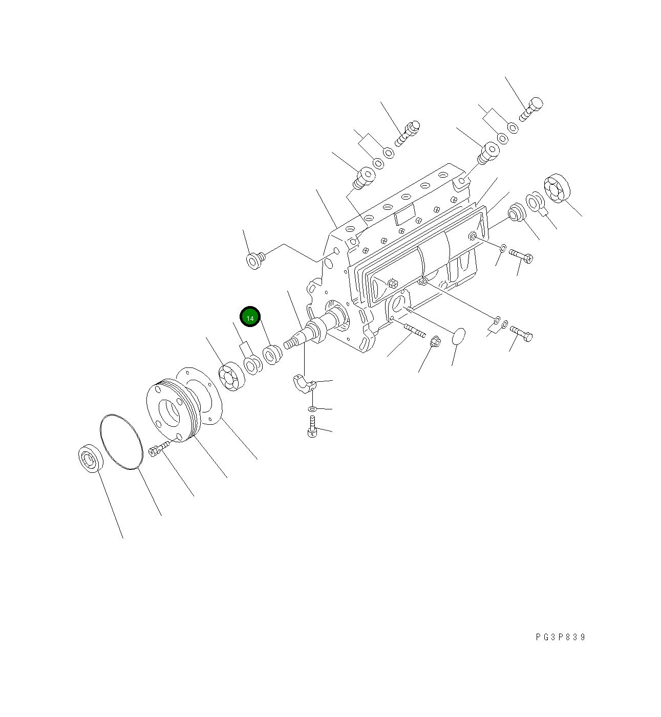 Кольцо DK131302-13 Komatsu