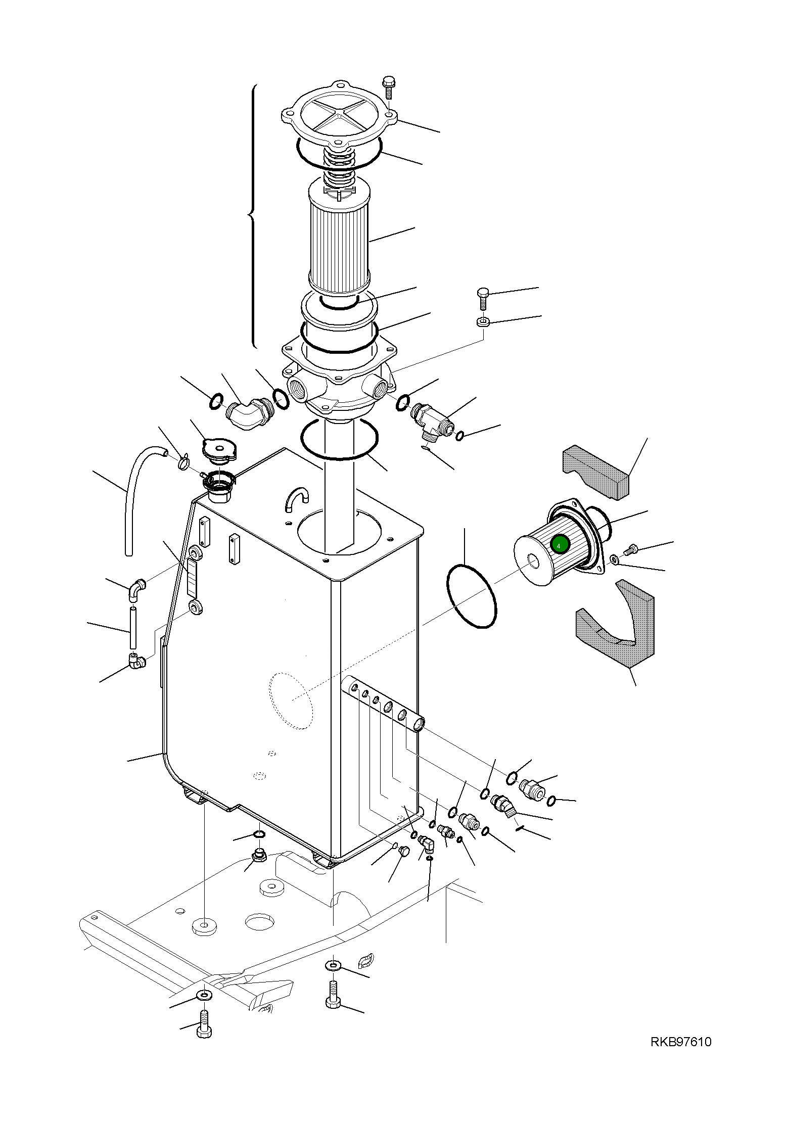 Кольцо уплотнительное (O-Ring) 02892-03138 Komatsu