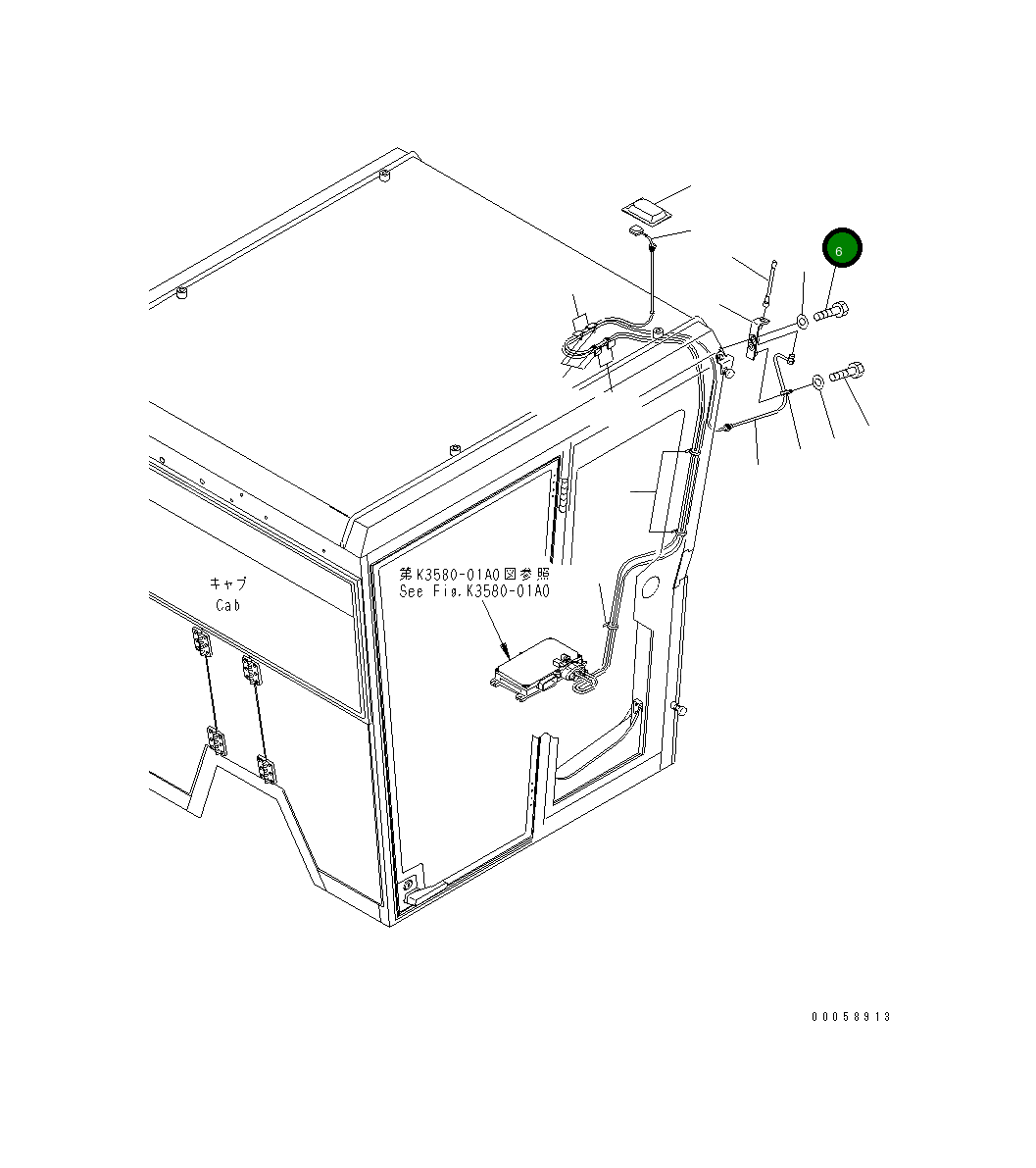Болт 01010-D1050 Komatsu