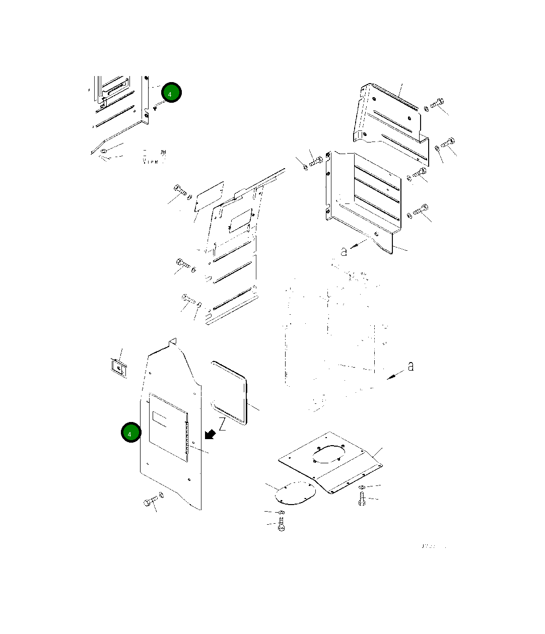 Крышка 425-43-58642  Komatsu