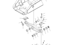 Болт 198-50-61410 Komatsu
