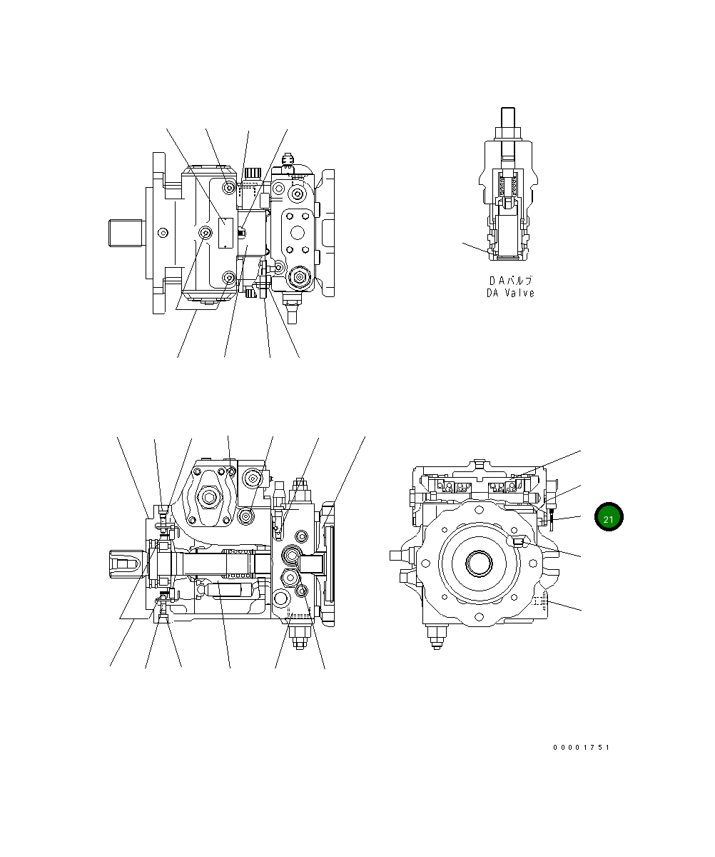 Болт UC1301582008 Komatsu
