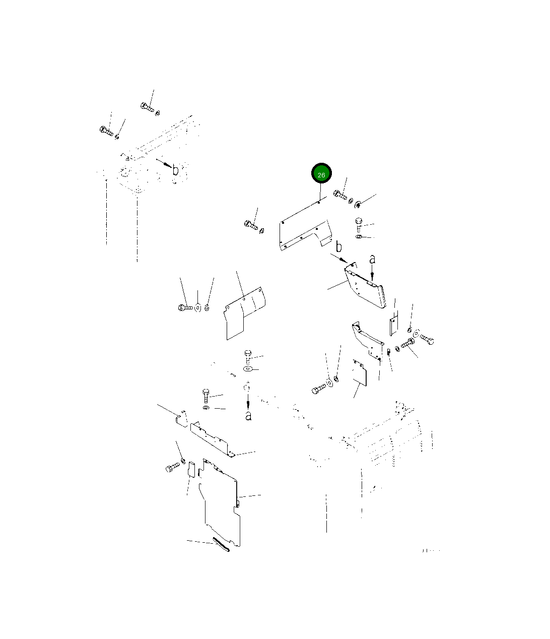 Крышка 2A5-54-16280 Komatsu
