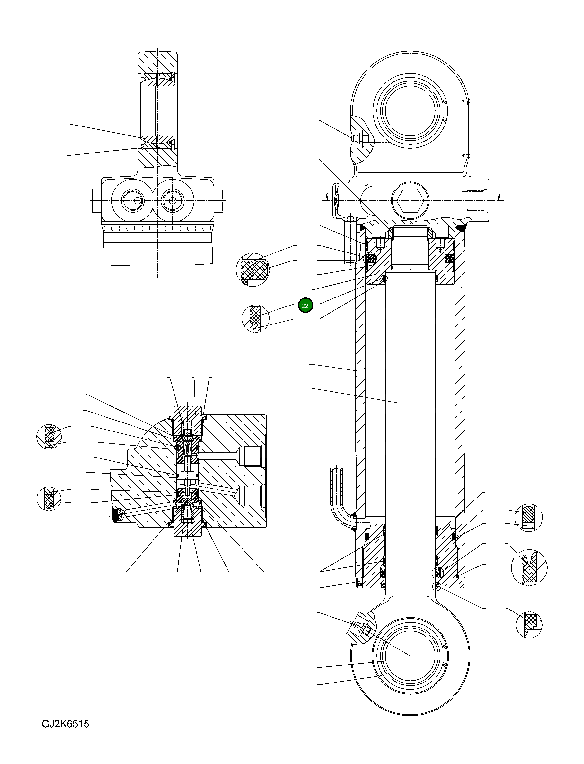 Кольцо уплотнительное (O-Ring) 20E-61-31180 Komatsu