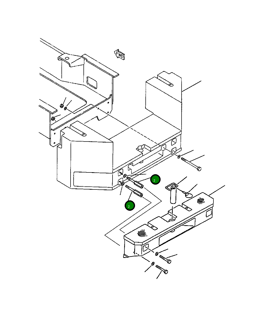 Болт 426-T88-1110 Komatsu