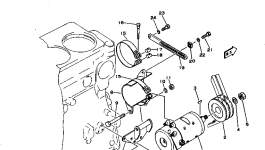 Кронштейн 6672-22-6321 Komatsu