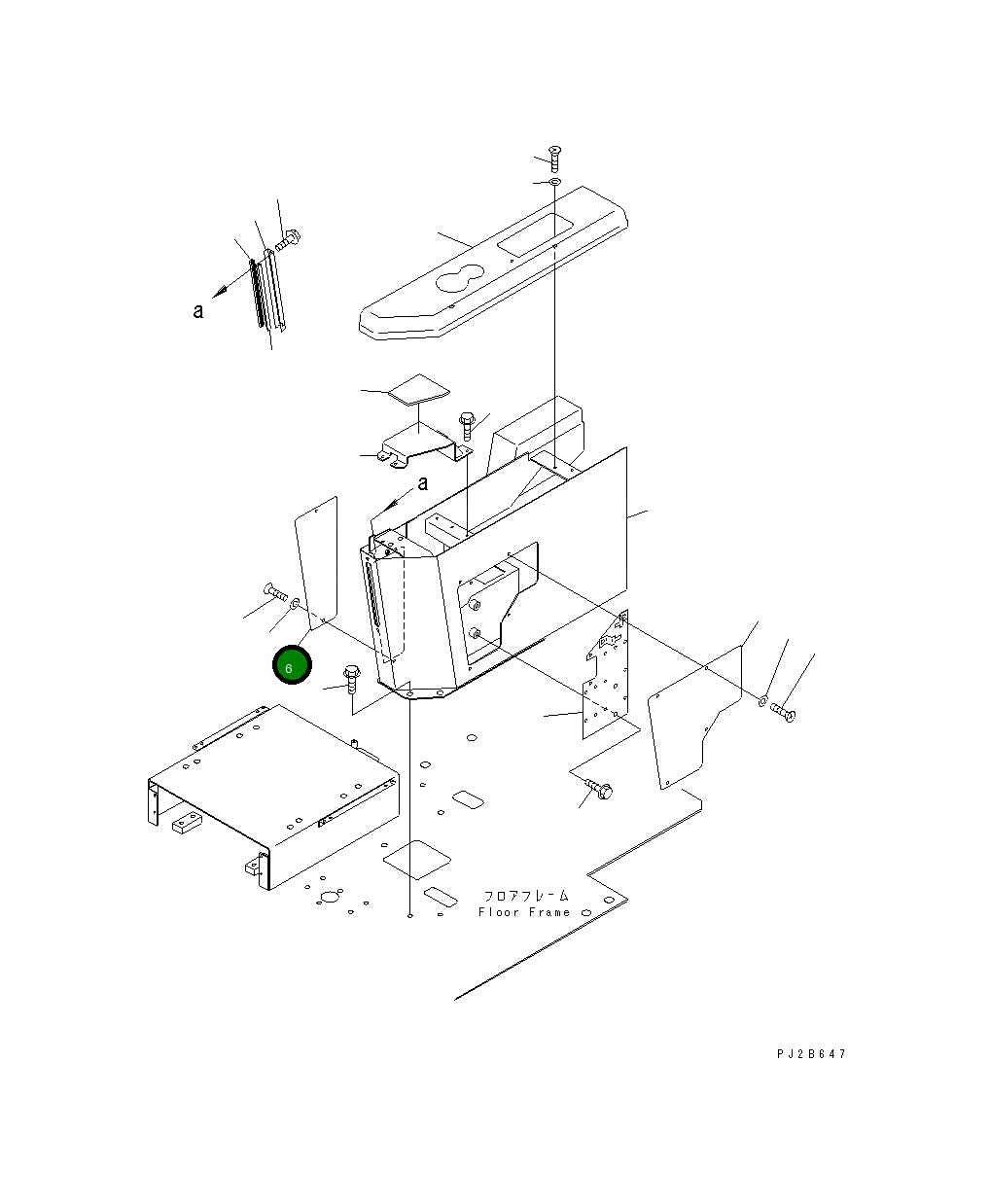 Крышка 42C-54-12930 Komatsu