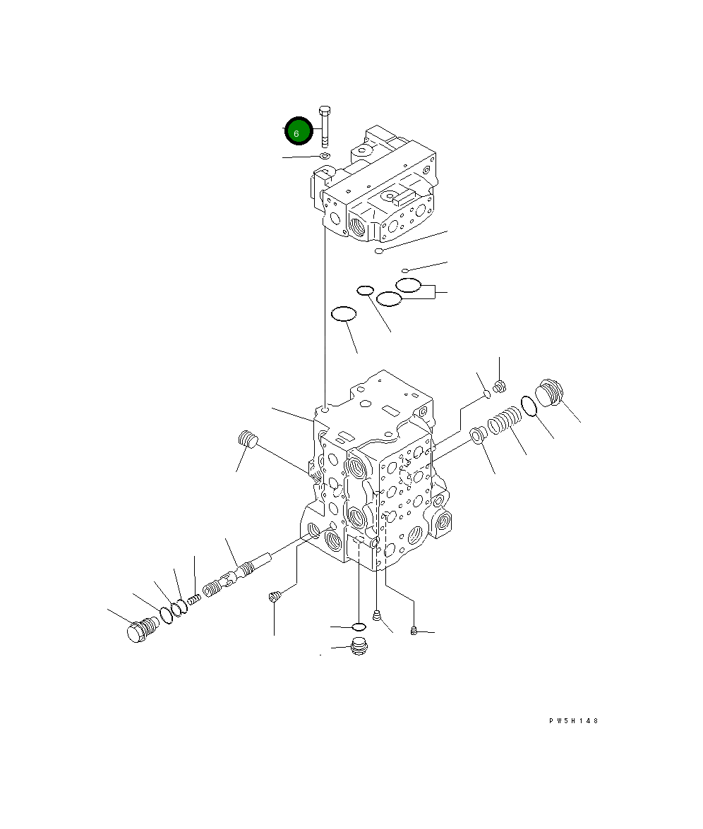 Болт 01010-61485 Komatsu