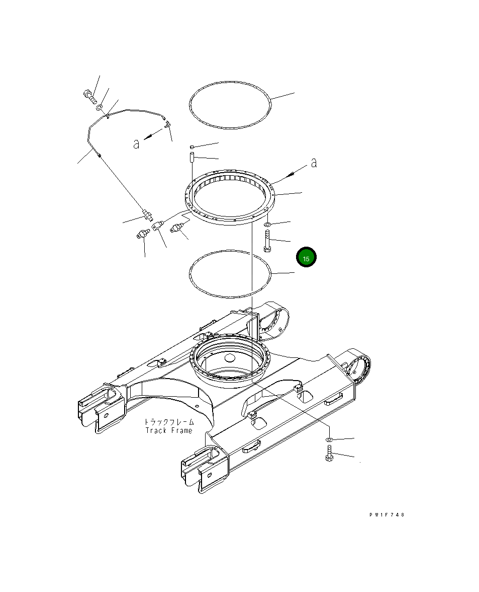 Болт 21K-25-K1150 Komatsu