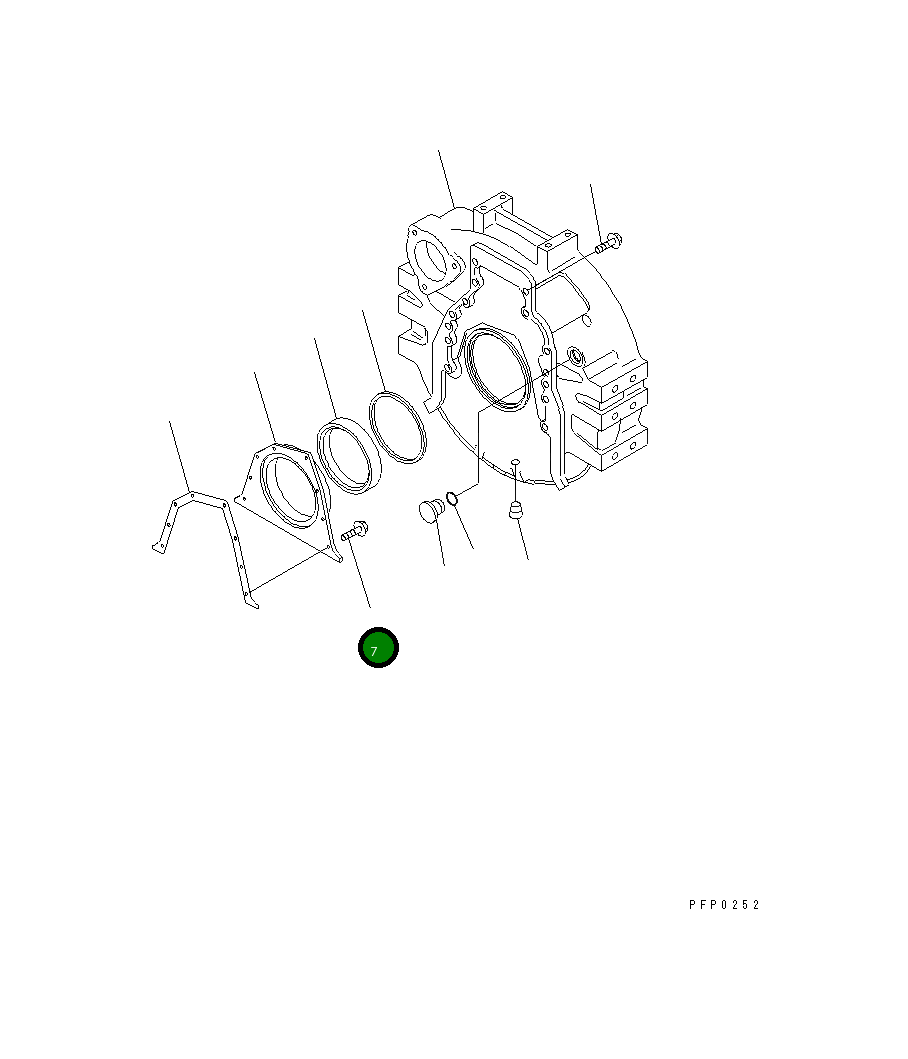 Болт 1241151H1 Komatsu