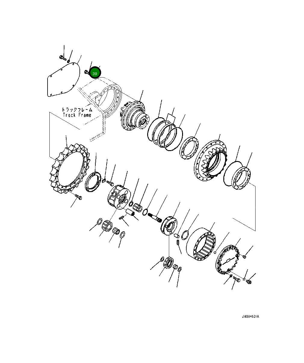 Крышка 20Y-30-B2520  Komatsu