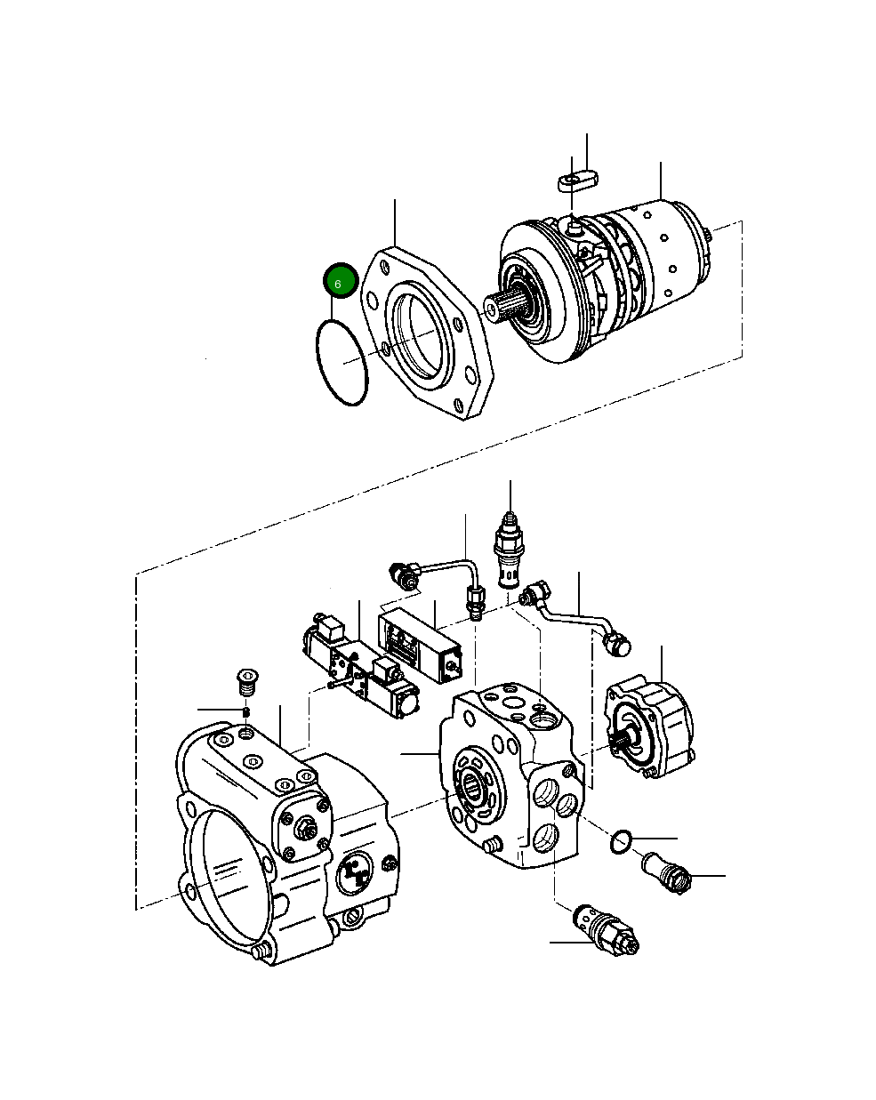 Кольцо уплотнительное (O-Ring) 104 277 H45 Komatsu