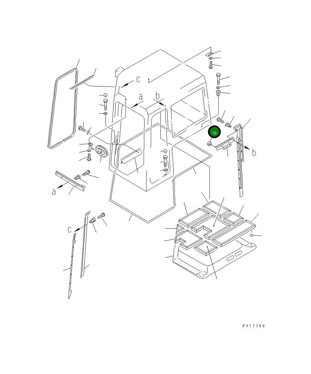 Крышка 19M-979-5510 Komatsu