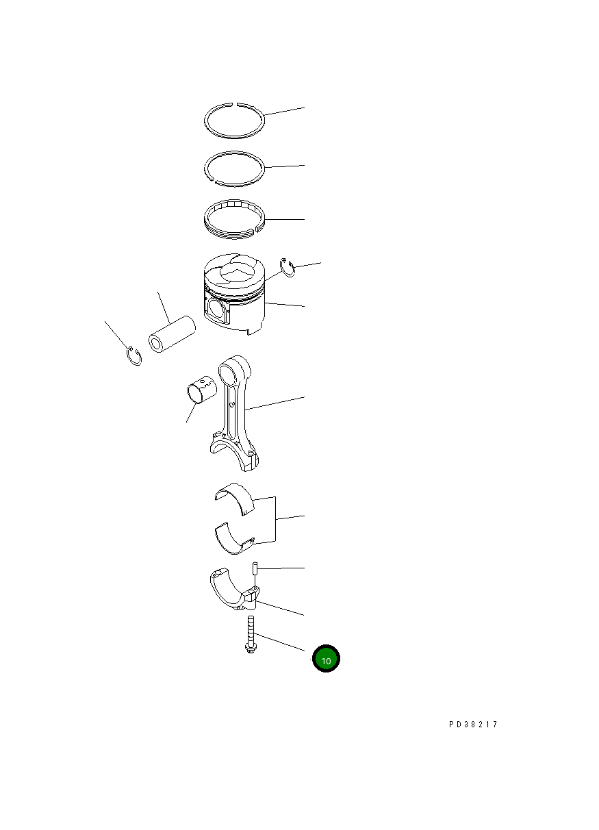 Болт 6204-31-3310 Komatsu