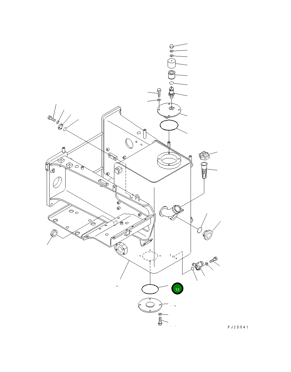 Кольцо уплотнительное (O-Ring) 07000-F2140 Komatsu
