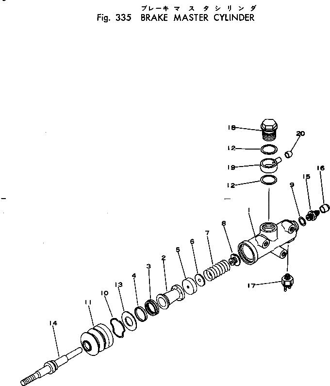 Болт 20B-43-27140  Komatsu
