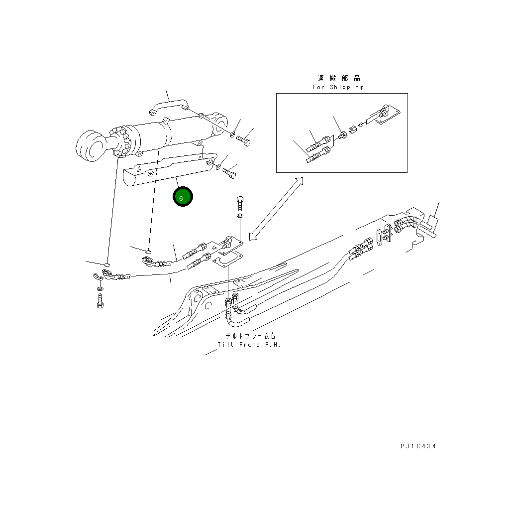 Крышка 17M-71-22131  Komatsu