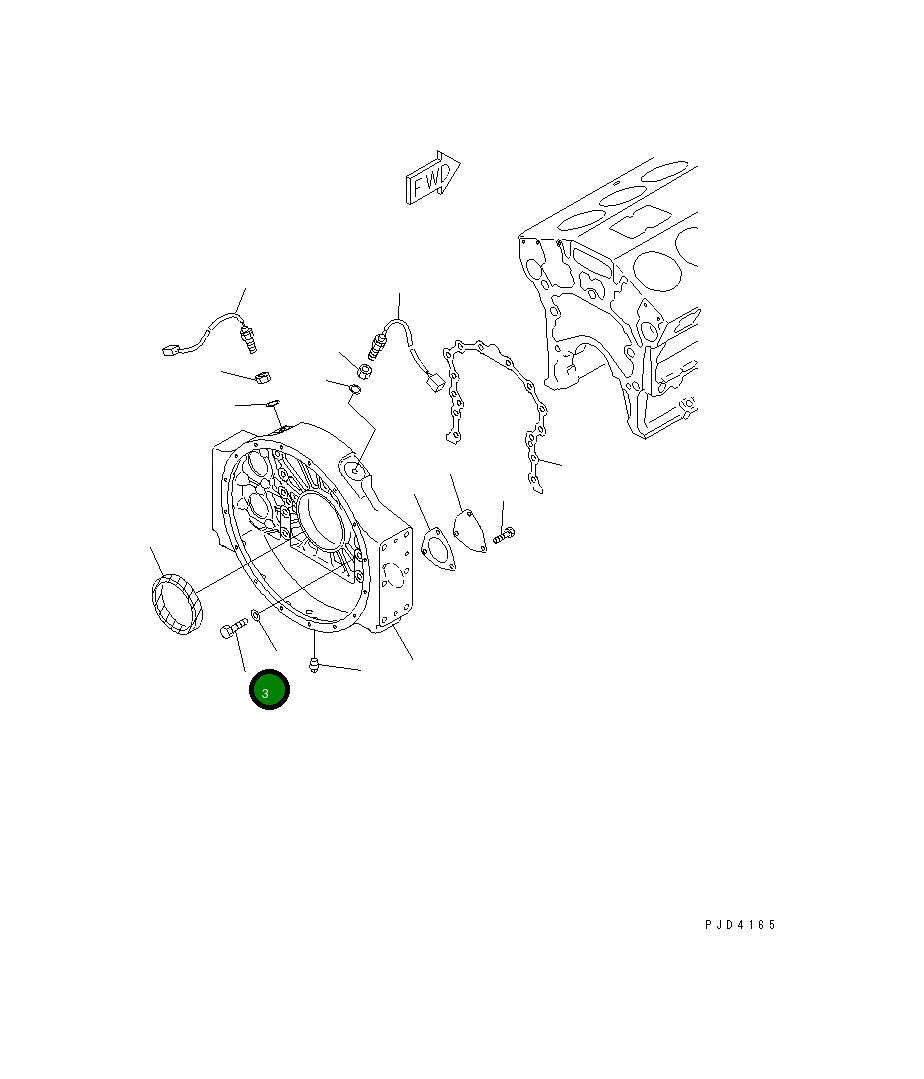 Болт 01010-31865 Komatsu