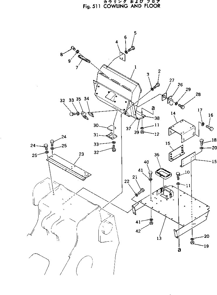 Болт 382-024872-1 Komatsu