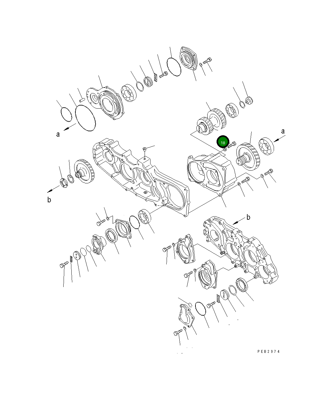 Болт 01051-51240  Komatsu