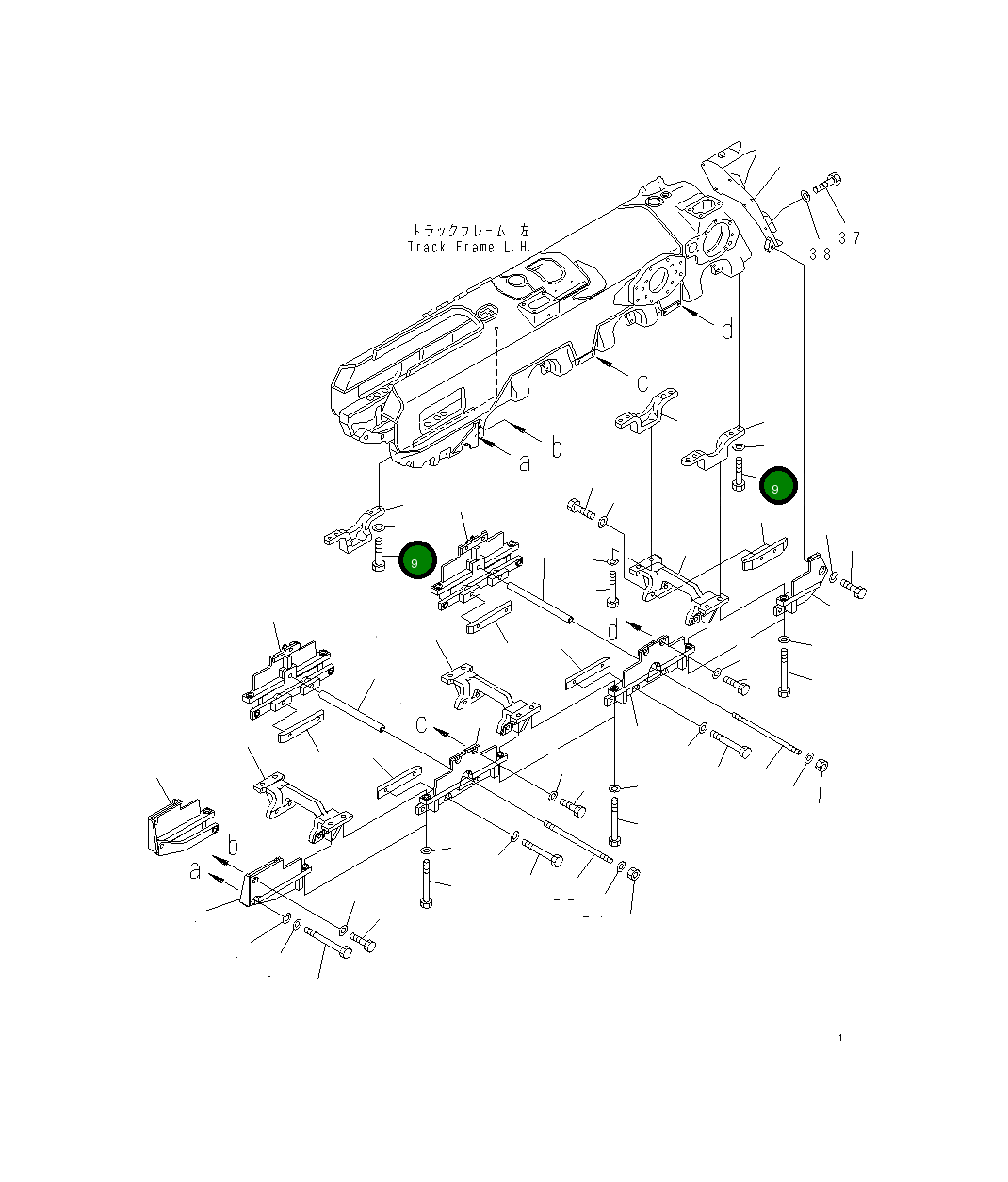 Болт 01011-83600 Komatsu