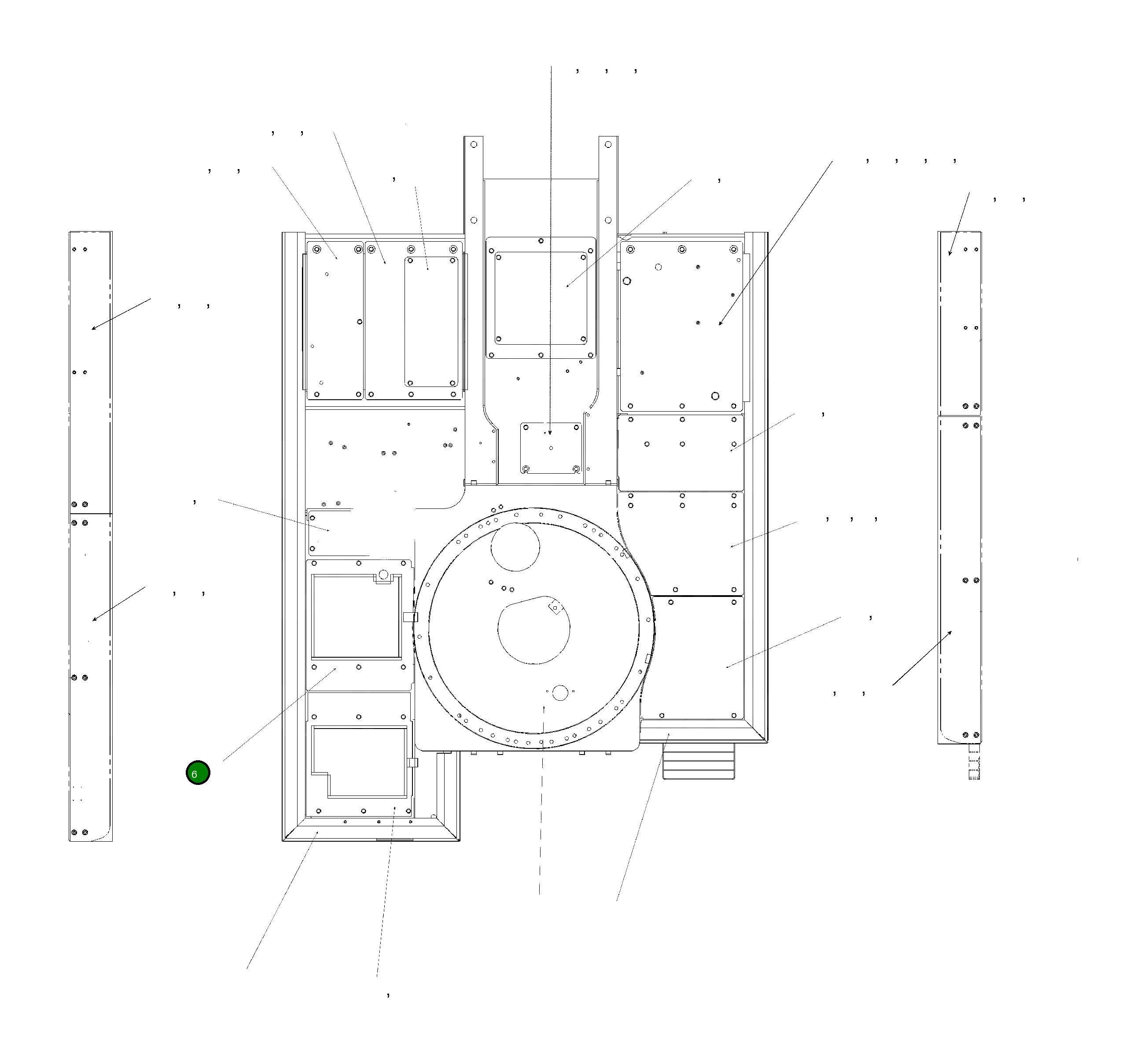 Крышка 206-54-KA130NK Komatsu