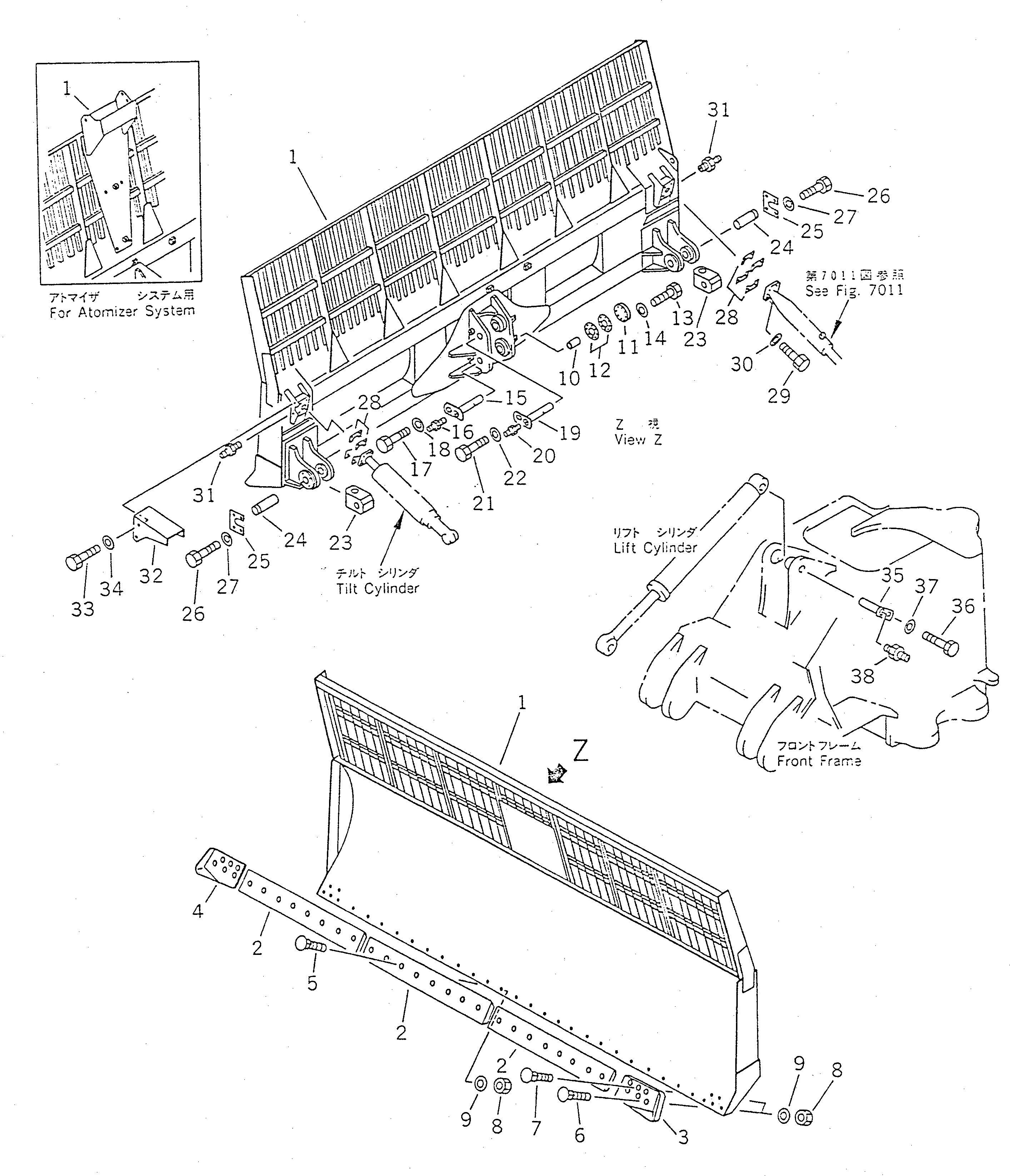Болт 02090-21290 Komatsu
