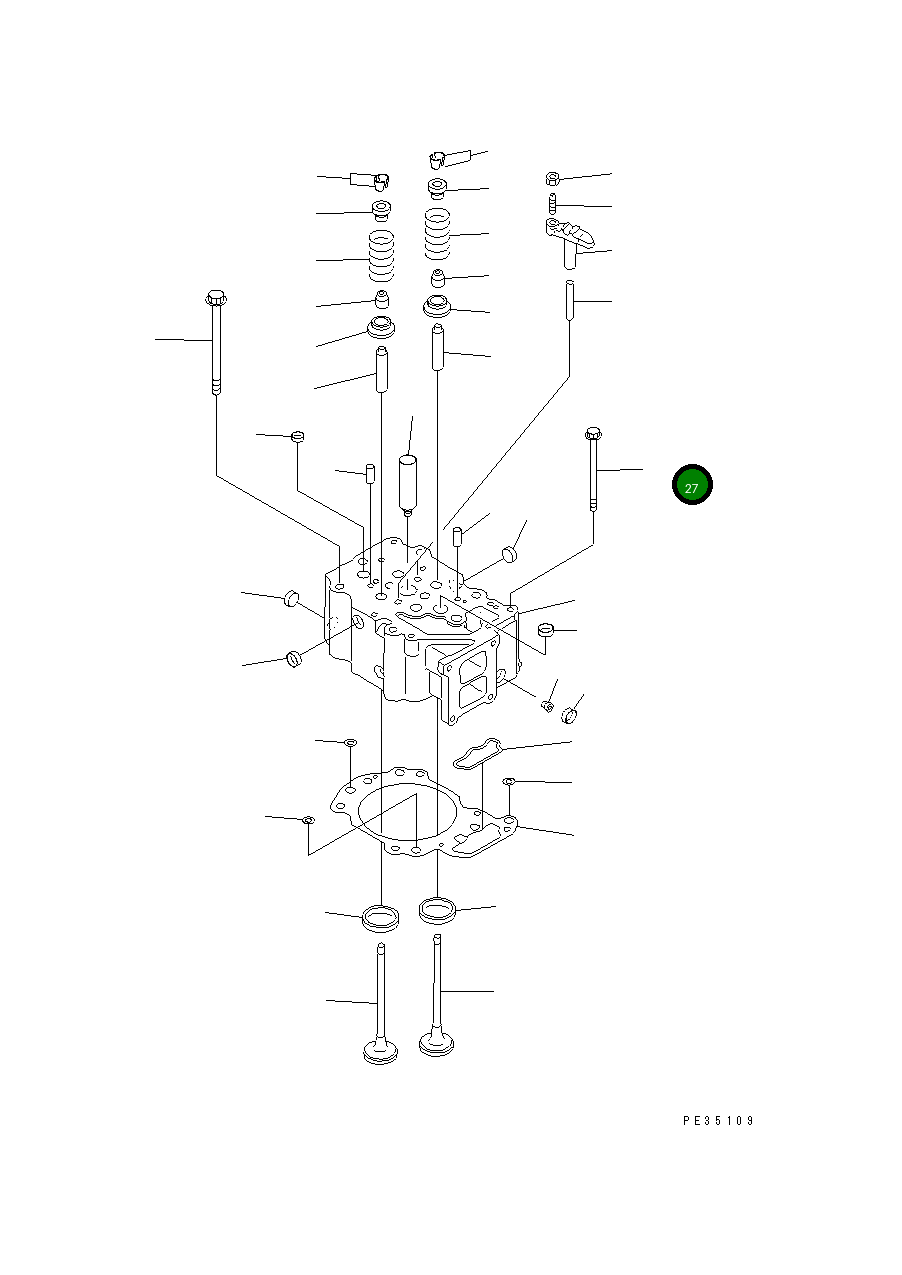 Болт 01438-01020 Komatsu