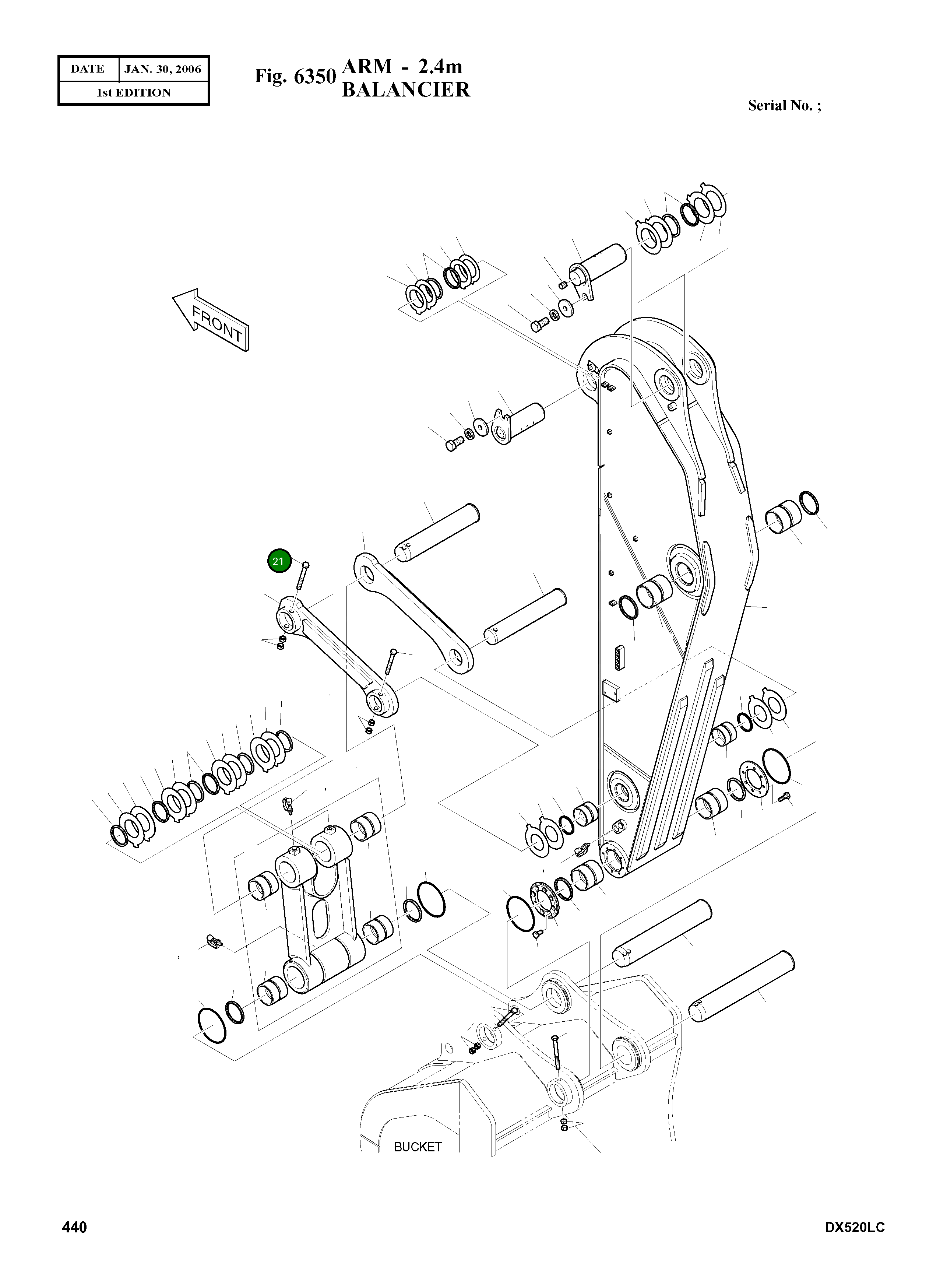 Болт DS0001081 Komatsu