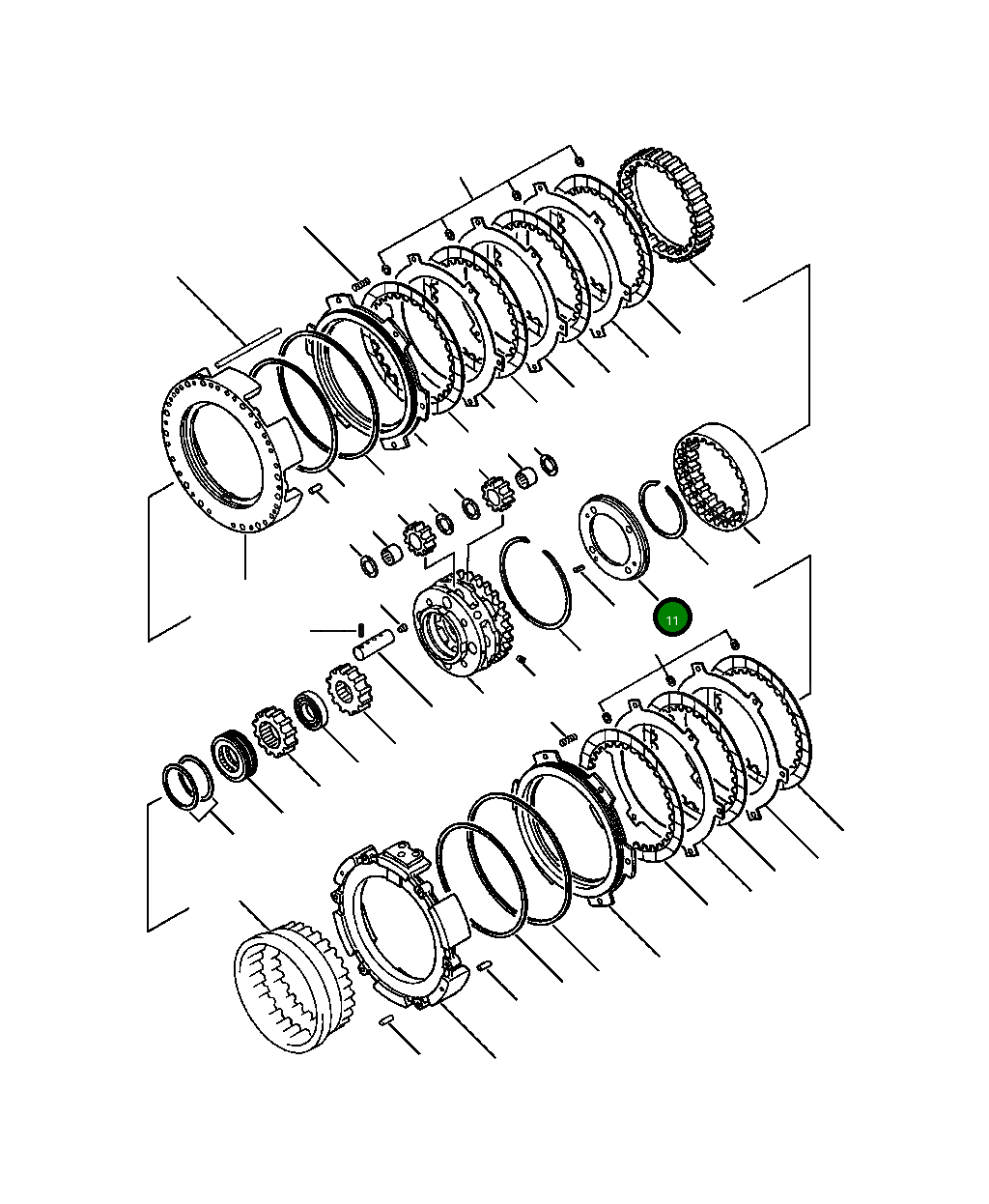 Крышка 425-15-12890  Komatsu